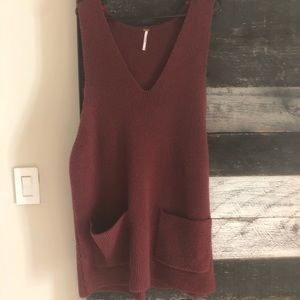 Free People Sleeveless Sweater Dress